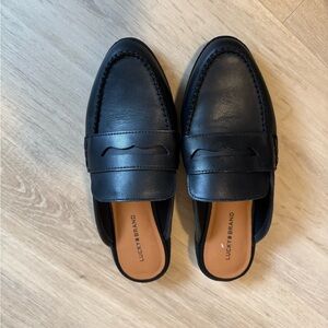 Lucky Brand Classic Black Leather Loafers